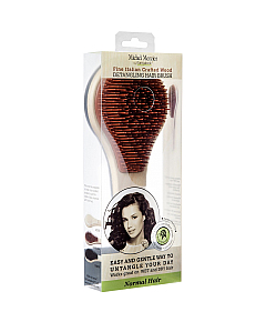 Michel Mercier Wood Detangling Brush For Normal Hair - Щетка деревянная для нормальных волос